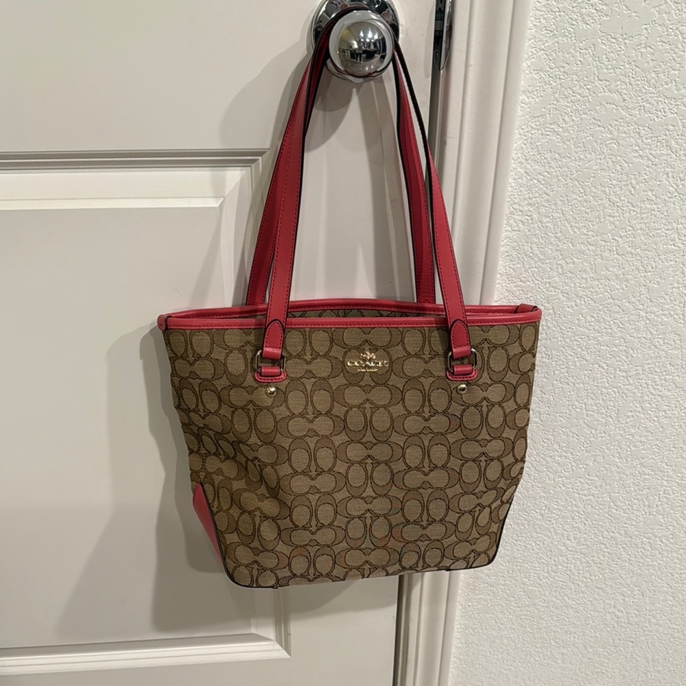 Vintage Coach tote bag
